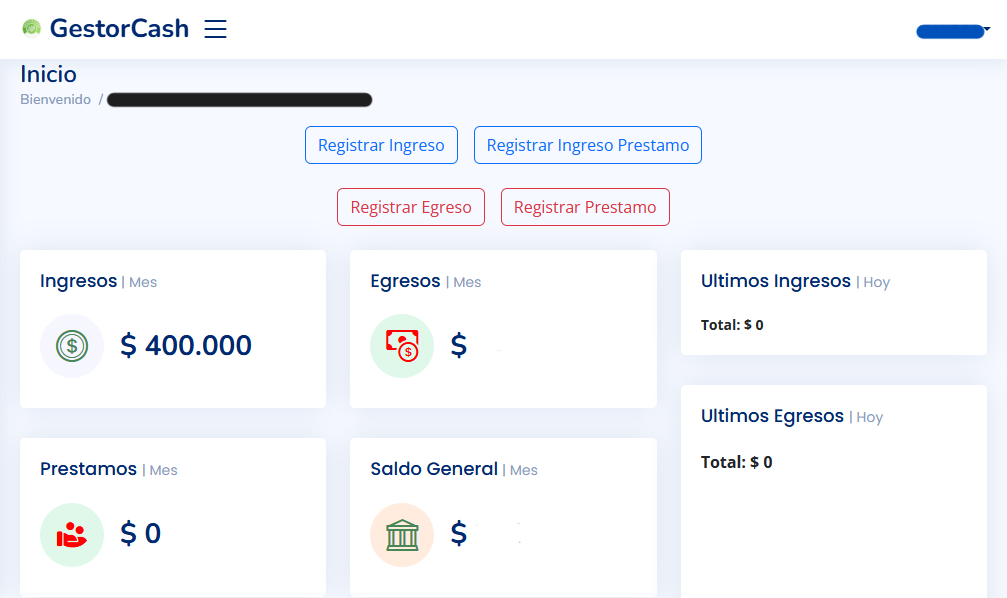 Control de ingresos y egresos personales